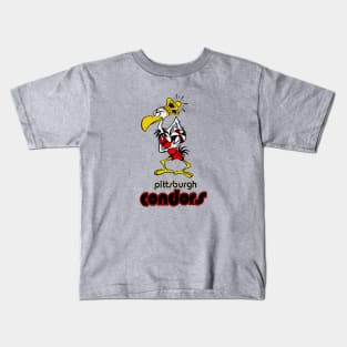 Retro Pittsburg Condors Basketball 1971 Kids T-Shirt